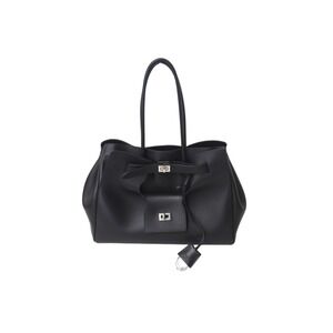 BALENCIAGA Bel Air Carryall Bag black calfskin